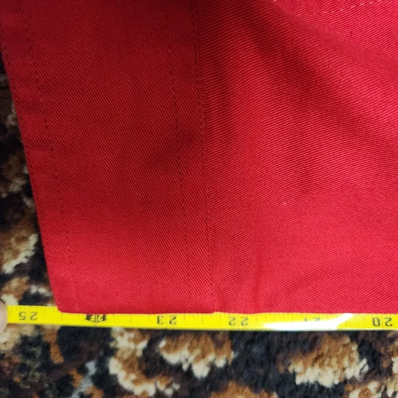 Elegant Red Button Down Shirt - Picture 8 of 11